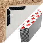 AYSKTN 24 Pack Anti Slip Rug Grippers, Reusable Washable Carpet Grippers for Hardwood, Laminate & Tile Floors, Strong Double-Sided Rug Tape, No Residue, Prevent Rug Curling & Sliding