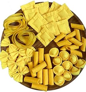Pasta Set/Handmade Felt Play Food for Toddlers & Kids Kitchen/Pretend Play/Montessori Educational Kitchen Toy/Role Play