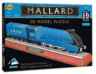 Cheatwell Games - BYO 3D Mallard Steam Engine - 3D Puzzles For Kids & Adults - Model Kit To Build - Gift For Children and Adults - 157 Pieces - Ages 8+