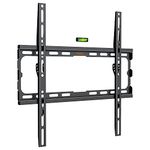 VonHaus TV Wall Bracket for 32-70" Screens, Ultra-Slim TV Bracket with Spirit Level, Flat to Wall Mount, 45kg Capacity, Max VESA: 400x400mm