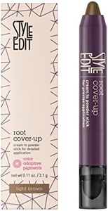 Style Edit Instant Root Concealer Stick to Touch up and Cover Grays (Light Brown)