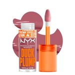 NYX Professional Makeup Lip Plumping Gloss, Intense Colour and High Pigmentation, With Extreme High Shine Finish, Infused with Spicy Ginger, Vegan Formula, Duck Plump, Lilac On Lock