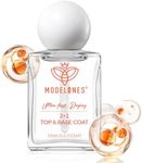 modelones 3-in-One Top Coat and Base Coat Nail Polish, Nail Strengthener, 15 Ml Clear Nail Polish Quick Dry Long Lasting Shine Chip Fade Resistant Nails Protect Care 2025 Gifts for Women