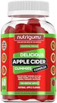 Apple Cider Vinegar Complex with Mother 1000mg Gummy | Apple Flavour | 60 Vegan Gummies | Vitamins C, B6, B12, Folic Acid and Chromium | Digestive Health, Energy and Metabolism Support by NUTRIGUMS®