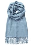 Made by Johnny Large Soft Silky Shawl and Wrap Elegant Cashmere Scarf for Women in Solid Colors Better Than Pashmina