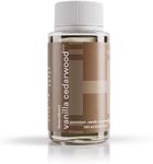 Homedics SereneScent Waterless Diffuser Oil — Vanilla Cedarwood, Natural & Clean Home Fragrance, 120ml, for Relaxing & Cozy Home Ambiance, Compatible with SereneScent Diffusers, Easy Twist Plug & Play