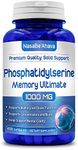 NASA Beahava Phosphatidylserine 500mg Per Serving Memory Ultimate 200 Capsules, Plus Ginkgo and DMAE, Supports Cognitive Health and Brain Function, Mental Clarity, and Focus