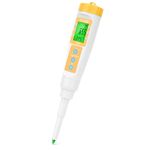 YINMIK pH Meter for Food, Digital Food pH Tester, Accurate Canning pH Test Kits with ATC, Professional Fermenting pH Test Pen, Spear pH Probe for Bread Cheese Sushi Rice Sourdough Sauce Meat