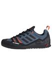 adidas Unisex Terrex Swift Solo 2.0 Hiking Shoes, Wonder Steel/Core Black/Orange, 9 UK