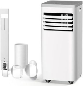 Havato Portable Air Conditioner 8,000 BTU, 3-in-1 AC Unit with Cooling Fan Dehumidifier for Cools up to 350 sq. ft, 24H Timer, 2 Speeds, Remote Control, LED Display, for Bedroom/Office/Home, White