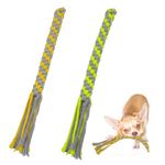 ASOCEA Dog Rope Toy Durable Dog Chew Rope Toys Replacement Dog Cotton Rope Toy Interactive Lures Rope Toy Dog Flirt Pole Replacement Toys for Small Medium Large Dogs Ppuies Outdoor Exercise&Training