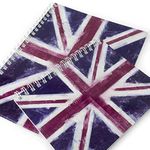 Monster Stationery - A4 and A5 Lined Notebooks - 160 Perforated 80gsm Pages - Made in UK - Distressed Flag Series - Union Jack