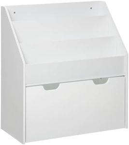 Atmosphera - Bibliothèque Enfant - bac à roulettes - Blanc H70 cm