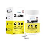 Collasmart UC-II Undenatured Type II Collagen Capsules | 45 Capsules (Pack of 1) |Daily Protein Supplement for Men & Women |Sourced from USA |Promotes Cartilage Repair |Strengthens & Lubricates Joints