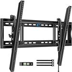 HOME VISION Tilt TV Wall Mount for Most 42-100 inch Flat Curved TVs, Heavy Duty TV Mount up to 200Lbs, Wall Mount TV Bracket Fits 16"/18"/24" Studs Max VESA 800x600mm Space Saving for LED OLED LCD