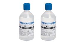 Steroplast Saline Eye Wash Solution - 2 x 500 ml Bottles