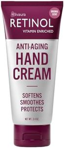 Retinol Anti-Aging Hand Cream – The Original Retinol Brand For Younger Looking Hands –Rich, Velvety Conditions & Protects Skin, Nails & Cuticles – Vitamin A Minimizes Age’s Effect on Skin