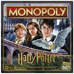 Monopoly Harry Potter Edition Family Board Game for Boys and Girls 8+ Years Old, for 2-6 Players, 6 Golden Tokens, incl. Hippogriff, with Iconic Hogwarts Locations, for Kids and Adults