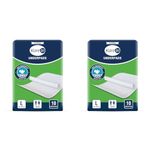 KareIn Classic Underpads, Large, 60 x 90 Cm, 10 Count, Superior Absorbency, Leak Proof, Pack of 2