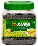 H-Sure Assam Premium Loose Green Tea Leaves | Long Leaf Orthodox Detox Tea | Weight 200 Gms | Tamper Proof Pet Jar