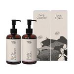 Suhi & Sego Fresh Reset Body Care Duo | Nourishing Body Lotion with Niacinamide & Shea Butter + Hydrating Body Cleanser with Lactic Acid | Suitable for All Skin Types Men and Women - 200ml