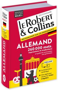 Dictionnaire Le Robert & Collins Maxi Plus allemand et sa version numérique à télécharger PC - Nouvelle édition