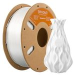 ERYONE PLA Filament for 3D Printer 1.75mm +/- 0.03mm, 1kg (2.2LBS) PLA Cardboard Spool, White