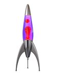 Violet Red Lava Lamp - The Original Mathmos Telstar Rocket