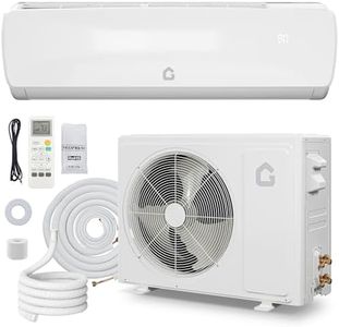12000 BTU Mini Split Air Conditioner Heat Pump, 19 SEER2 115V Energy Efficient Inverter Ductless System Cools Up to 750 Sq.Ft, Pre-Charged Condenser, Complete Installation Kit