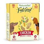 Naturediet - Feel Good Wet Dog Food, Natural and Nutritionally Balanced, Chicken, 390g (Pack of 18)