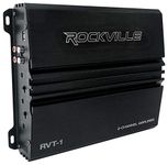 Rockville RVT-1 1000w Peak/250w CEA RMS 2 Channel Car Amplifier Stereo Amp