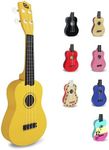 CB SKY 21” (53cm) Soprano Ukulele Yellow/Kids Musical Instrument Beginner/Kids musical toys