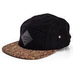 Blackskies Legacy 5-Panel Cap Camp Ladies Men Baseball Cap Surfer Skater Snapback Strapback Black Brown Cork