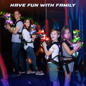 VATOS Rechargeable Laser Tag Set – 4-Player Multiplayer Game