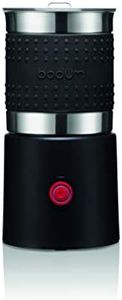 Bistro 13.5oz Bistro Barista Electric Milk Frother, Automatic Temperature Control, Boil-Dry Protection, Black
