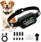 GPS Wireless Dog Fence System, Invisible Dogs Fence 49-6561FT Range, IPX7 Waterproof Rechargeable Electric Dog Pet Containment Collar, Portable Adjustable Range for Renters Yard Outdoor