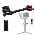 HAFOKO RS3 Gimbal Monitor Mount RS2 Handle Extension Plate Metal with 1/4" Thread Cold Shoe Mount for Mic Light Stand Compatible for DJI Ronin S3 /RS3 PRO/RS2/RSC2 Gimbal Stabilizer