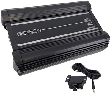 Orion XTR Series XTR1000.4 High Power Class A/B 4-Channel Amplifier - 1000W RMS, 2/4 Ohm Stable, High/Low Pass Crossover, Bass Boost Control, MOSFET Power Supply, Bass Knob Included, Made in Korea