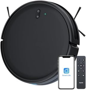 Thamtu G10 Robot Vacuum with 2700Pa Strong Suction, Super-Thin Robotic Vacuum Cleaner, Compatible with Alexa, Clean Schedule, Self-Charging, Ideal for Pet Hair, Hard Floor, Medium-Pile Carpet (Sliver)