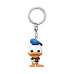 Funko POP! Keychain: Donald Duck 90th - Donald Duck - (1938) Novelty Keyring - Collectable Mini Figure - Stocking Filler - Gift Idea - Official Merchandise - TV Fans - Backpack Decor