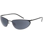 zeroUV - Matrix NEO Metal Wire Frame Glasses Movie Inspired Sunglasses (Black)