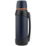 Olerd Large Flask - 2.5l Stainless Steel Insulated Bottle for Travel with BPA Free Cup - Oversized Vacuum Bottle