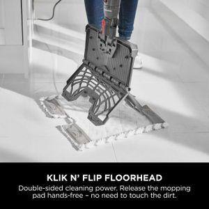 Shark Klik n' Flip Steam Mop – Grey Floor Cleaner