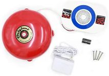 MILTON'S BELLS - Doorbell and Wireless Chime Kit including Pushbutton Transmitter, Original Alarm Bell, and Door Chime with Built-in Volume Control