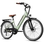 Heybike Cityscape 2.0 Electric Bike for Adults with 1000W 468Wh Removable Battery and up to 50Miles 24MPH,UL Certified 26" Electric Commuter Bike with 7-Speed & Front Suspension