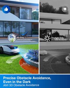 ECOVACS GOAT O800 RTK Robot Lawnmower – 800㎡, Wire-Free, Lidar Navigation