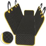 BLESSING PET SUPPLY Dog car seat Cover (Yellow, Normal)