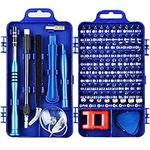 110 in 1 Precision Screwdriver Set,Upgraded Screwdriver Set,Multi-Function Magnetic Repair Tool Kit for Phone,Computer,MacBook,iPad,Laptop,Eyeglasses,Watch,Camera, Electronic DIY(Blue)