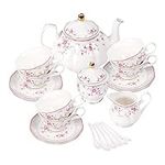 fanquare Vintage Porcelain Tea Set 