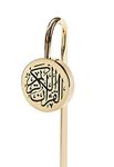 Learning Roots Metal Quran Bookmark with Islamic Calligraphy (Gold)